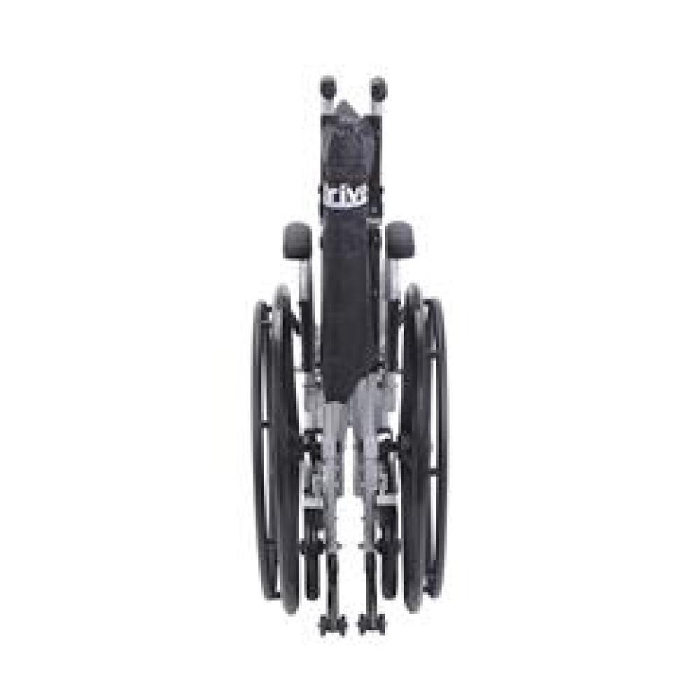 Image for product - Poly Fly Light Weight Transport Chair Wheelchair With Swing Away Footrest