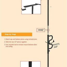 Image for product - Stander Floor to Ceiling Security Pole 1150 thumbnail